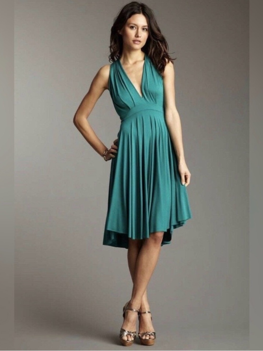 Tart Teal Infinity Multiway Midi Dress
